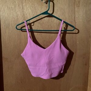 Athleta Pink Ribbed Camisole Top